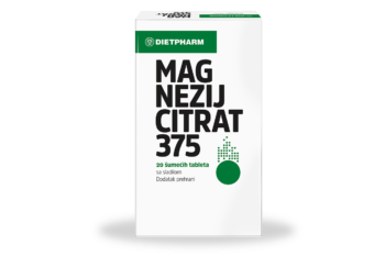MAGNEZIJ CITRAT 375mg (20 šumećih tableta)