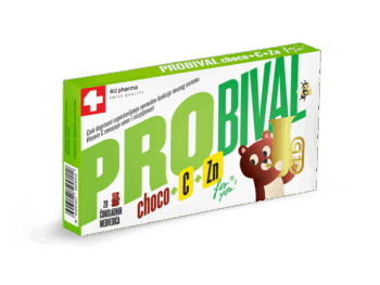 PROBIVAL CHOCO MEDICI ZN+C 20 kapsula