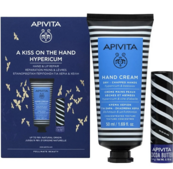 APIVITA SET ZA RUKE KREMA KANTARION+ LIP KAKAO
