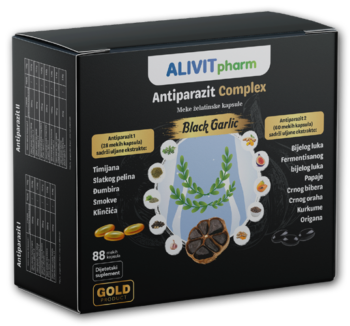 ALIVIT PHARM BLACK GARLIC ANTIPARAZIT COMPLEX 28+60 KAPSULA
