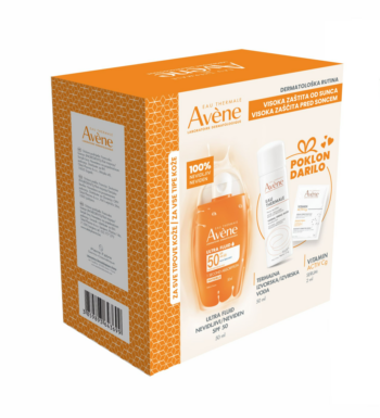 AVENE SUN PROMO BOX ULTRA FLUID SPF50+50ml + POKLON