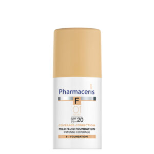 PHARMACERIS F TEČNI PUDER ZA INTENZIVNO PREKRIVANJE 01 IVORY SPF20 30ML