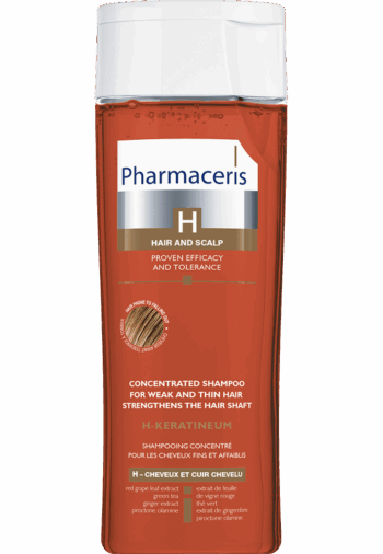 PHARMACERIS H-KERATINUM ŠAMPON ZA PRANJE I NJEGU SLABE I TANKE KOSE 250ML