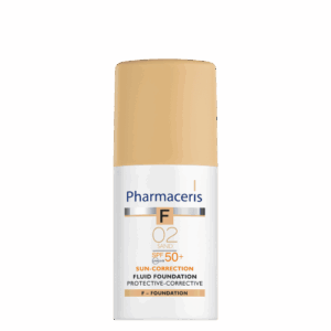 PHARMACERIS F KOREKTIVNI TEČNI PUDER 02 SAND SPF50 30ML