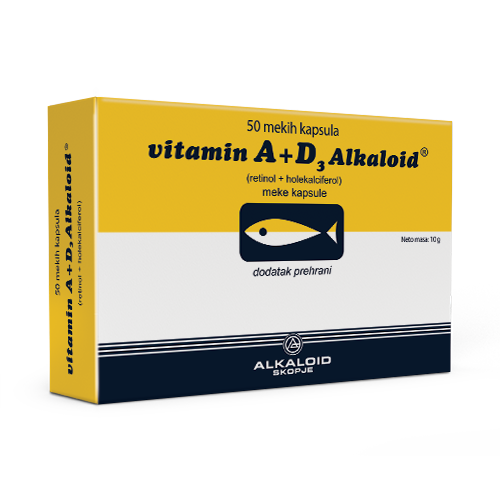VITAMIN A+D3 KAPSULE A50 ALKALOID