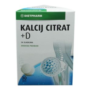 Dietpharm kalcijum citrat + vitamin D šumeće tablete a30
