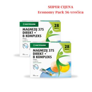 DIETPHARM Magnezijum 375 Direkt + B kompleks, 2x28 vrećica