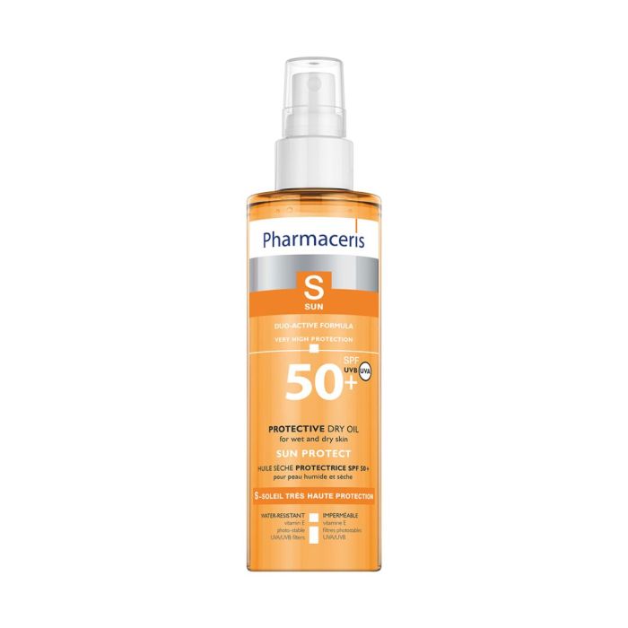 PHARMACERIS S SUN PROTECT DRY OIL SPF50+ SUHO ULJE ZA ZAŠTITU OD SUNCA LICA I TIJELA 200ML