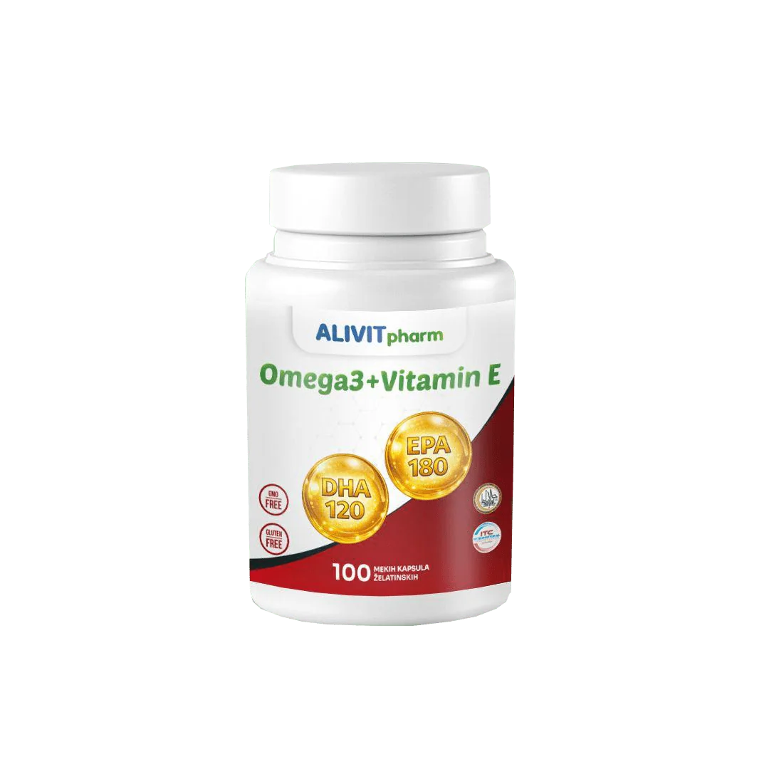 ALIVIT PHARM OMEGA 3+VITAMIN E 100 KAPSULA