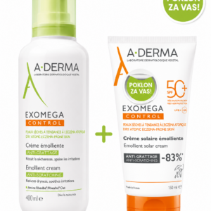 ADERMA PROMO EXOMEGA KREMA 400ml+EXOMEGA KREMA SPF 50+150ml