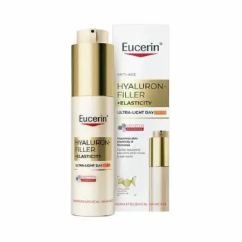 EUCERIN HYALURON-FILLER+ELASTICITY ULTRA LIGHT DAY SPF50 FLUID ZA ELASTIČNOST KOŽE I UJENAČAVANJE TENA 50ML