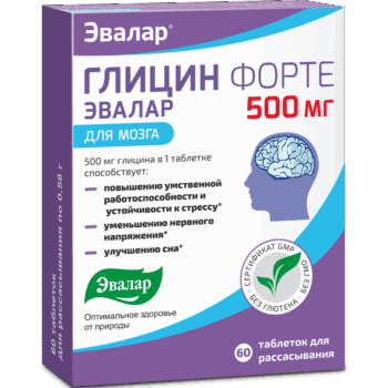 EVALAR GLICIN FORTE 500MG 60 TABLETA