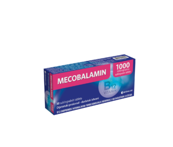 MECOBALAMIN B12 1000 MCG 30 SUBLINGVALNIH TABLETA