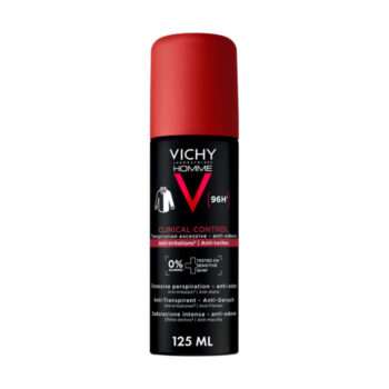 VICHY HOMME CLINICAL CONTROL ANTIPERSPIRANT SPREJ 96H PROTIV ZNOJENJA 125ML