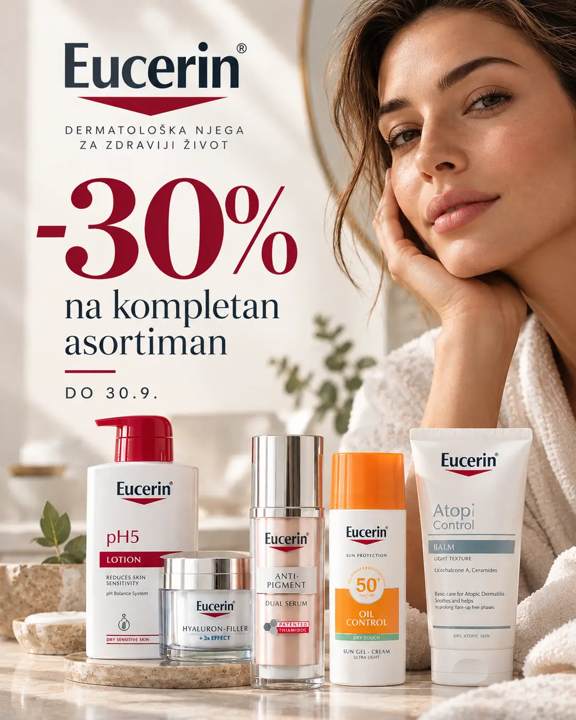 Eucerin popust -30% do 30/09