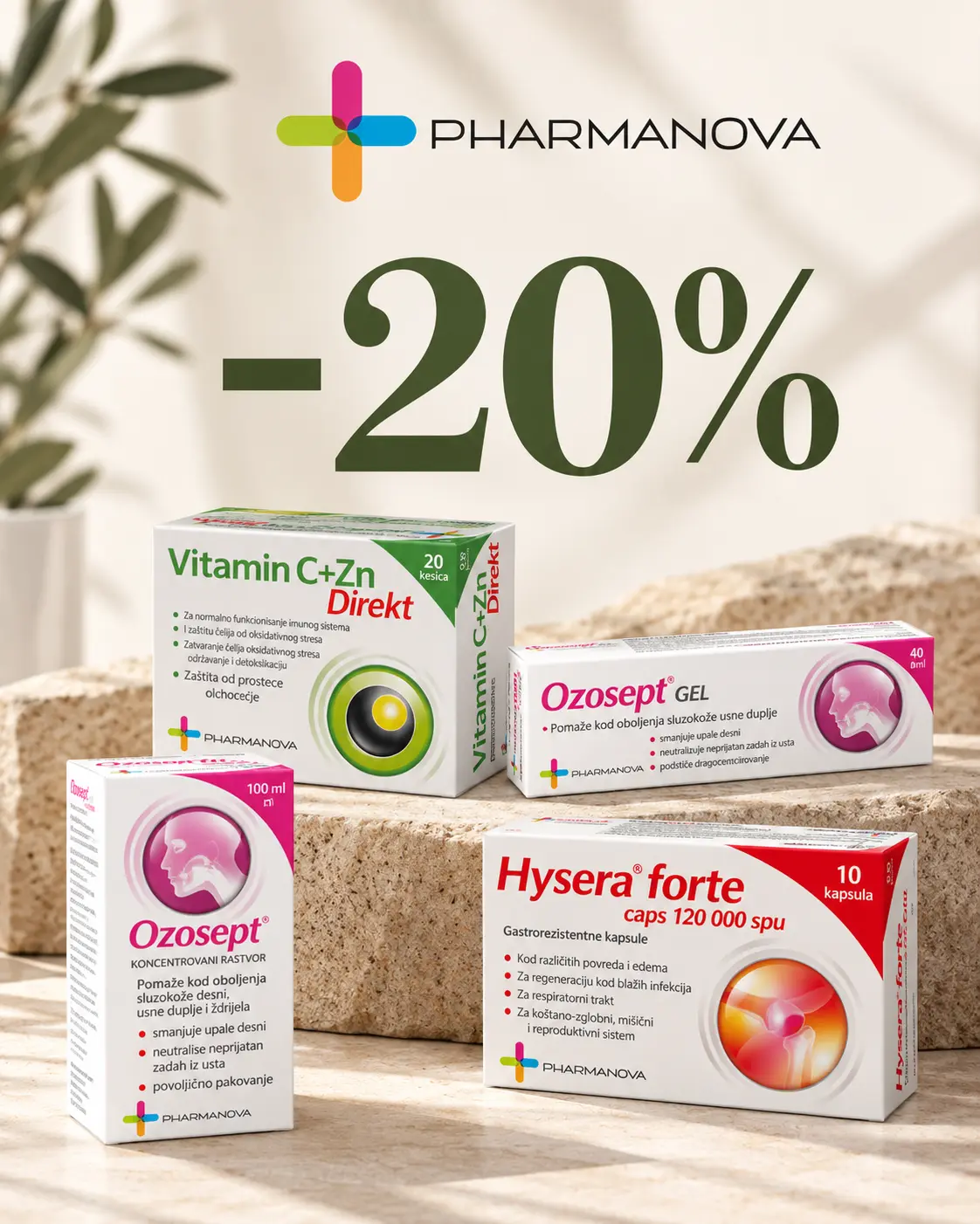 Aktuelna ponuda Pharmanova Odabrani proizvodi po posebnim cijenama, dostupni ograničeno vrijeme. −20% 23 proizvoda u ponudi