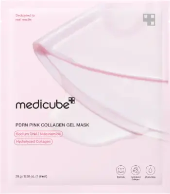 MEDICUBE PDRN PINK COLLAGEN GEL MASKA ZA LICE 1 KOMAD