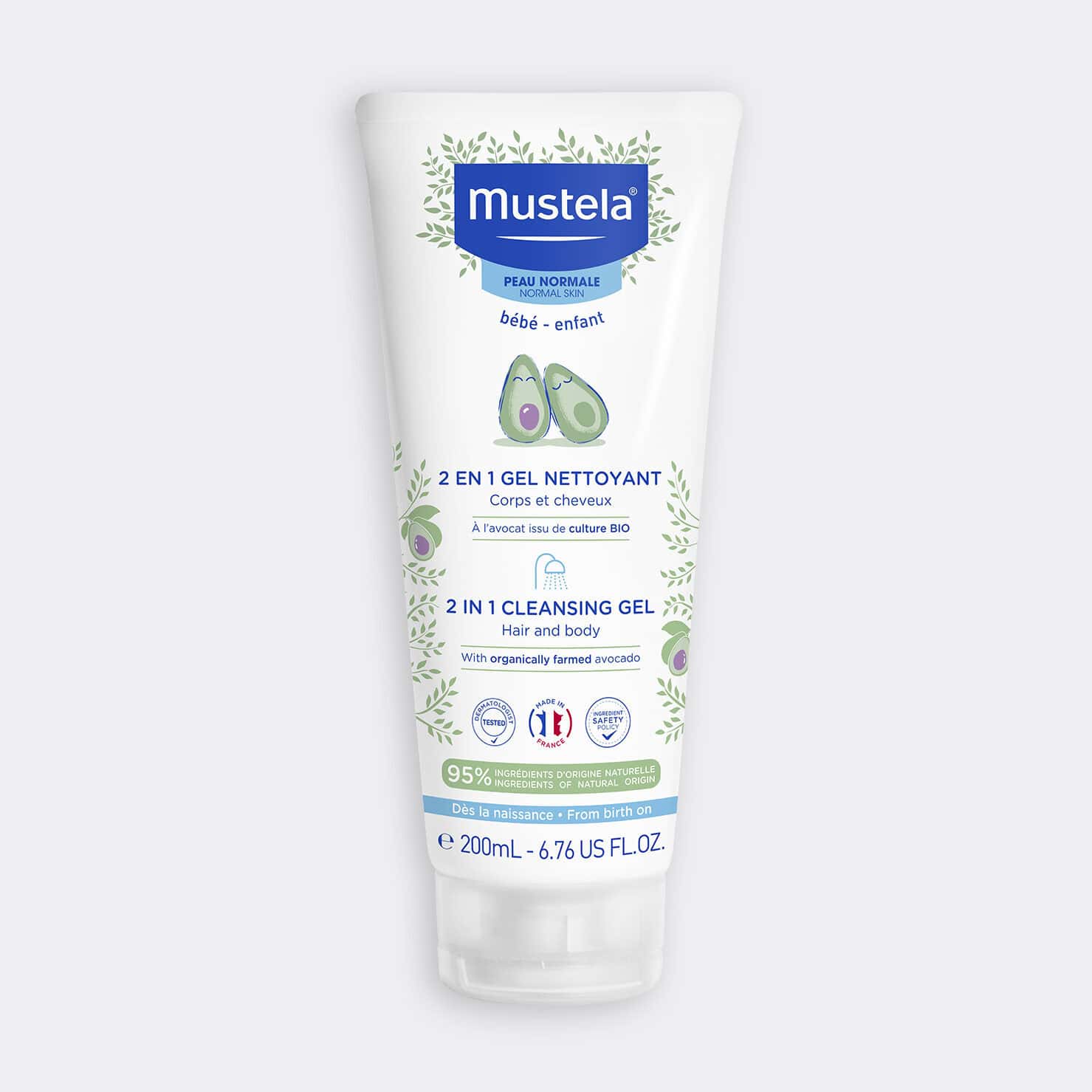 mustela 2u1 mustela gel 2 u 1
